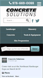 Mobile Screenshot of concretesolutionsonline.com
